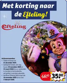 Kruidvat Efteling aanbieding