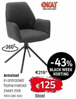Gaverzicht Armstoel aanbieding