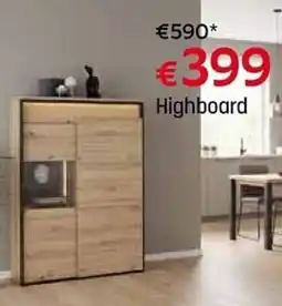 Gaverzicht Highboard aanbieding