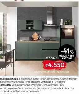 Gaverzicht Keukenmeubelen + toestellen aanbieding