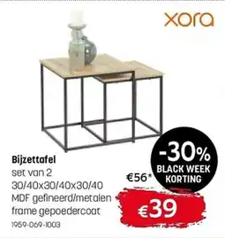 Gaverzicht Xora Bijzettafel aanbieding