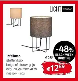 Gaverzicht Licht studio Tafellamp aanbieding