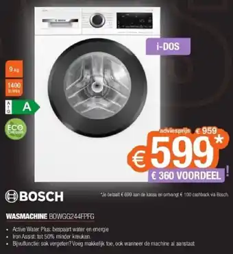 Bosch Wasmachine BOWGG244FPFG