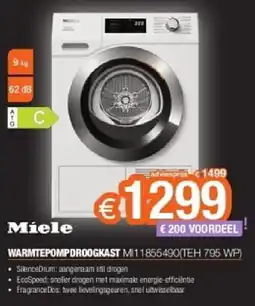 Expert Miele Warmtepompdroogkast aanbieding