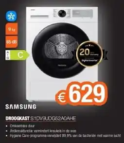Expert Samsung Droogkast S1DV9UDG52A0AHE aanbieding