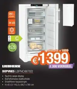 Expert Liebherr Diepvries LBFNC667122 aanbieding