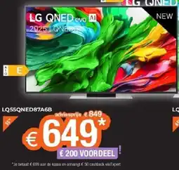 Expert LG QNED evo Al LQ65QNED87A6B aanbieding