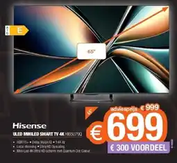 Expert Hisense ULED Miniled Smart TV 4K H165U79Q aanbieding