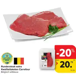 Carrefour Market Rundersteak extra Kwaliteitsketen Carrefour aanbieding