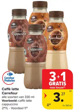 Carrefour Market Caffè latte Carrefour aanbieding