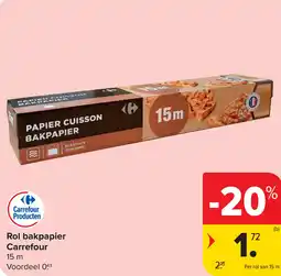 Carrefour Market Rol bakpapier Carrefour aanbieding