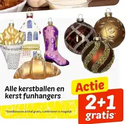 Wibra Alle kerstballen en kerst funhangers aanbieding