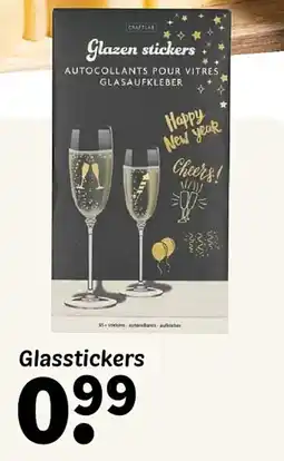 Wibra Glazen stickers aanbieding