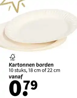 Wibra Kartonnen borden aanbieding