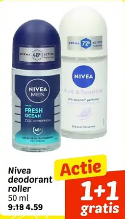 Wibra Nivea deodorant roller aanbieding