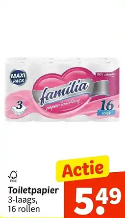 Wibra Toiletpapier aanbieding