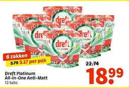 Wibra Dreft Platinum All-in-One Anti-Matt aanbieding