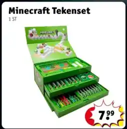 Kruidvat Minecraft Tekenset aanbieding
