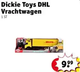 Kruidvat Dickie Toys DHL Vrachtwagen aanbieding