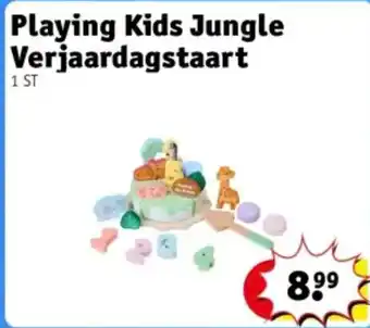 Kruidvat Playing Kids Jungle Verjaardagstaart aanbieding