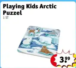 Kruidvat Playing Kids Arctic Puzzel aanbieding