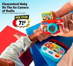 Kruidvat Clementoni Baby On The Go Camera of Radio aanbieding