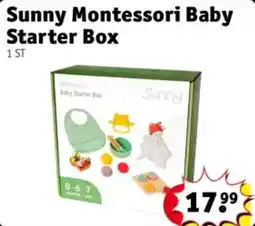 Kruidvat Sunny Montessori Baby Starter Box aanbieding