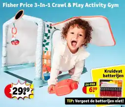 Kruidvat Fisher Price 3 In 1 Crawl & Play Activity Gym aanbieding