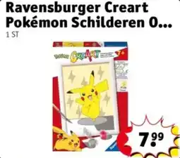 Kruidvat Ravensburger Creart Pokémon Schilderen aanbieding