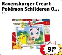 Kruidvat Ravensburger Creart Pokémon Schilderen aanbieding