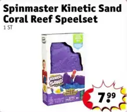 Kruidvat Spinmaster Kinetic Sand Coral Reef Speelset aanbieding
