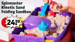 Kruidvat Spinmaster Kinetic Sand Folding Sandbox aanbieding