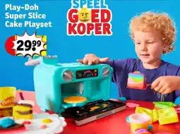 Kruidvat Play-Doh Super Slice Cake Playset aanbieding