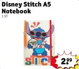 Kruidvat Disney Stitch A5 Notebook aanbieding