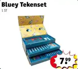 Kruidvat Bluey Tekenset aanbieding