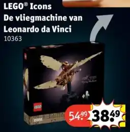 Kruidvat LEGO Icons De vliegmachine van Leonardo da Vinci aanbieding