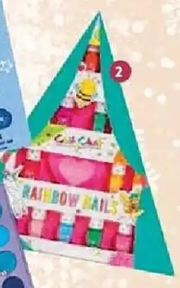 Di 10 nagellakken op waterbasis, 2 vellen nagelstickers aanbieding