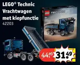 Kruidvat LEGO Technic Vrachtwagen met kiepfunctie aanbieding