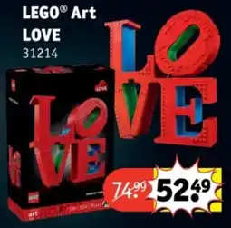 Kruidvat LEGO Art LOVE 31214 aanbieding