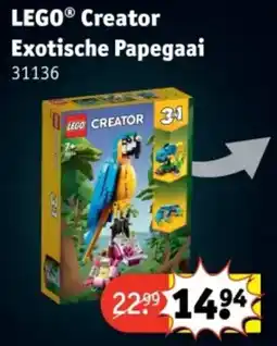 Kruidvat LEGO Creator Exotische Papegaai aanbieding