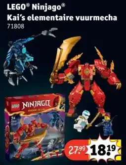 Kruidvat LEGO Ninjago Kai's elementaire vuurmecha aanbieding