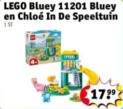 Kruidvat LEGO Bluey 11201 Bluey en Chloé In De Speeltuin aanbieding