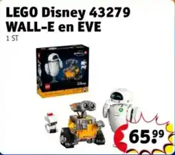 Kruidvat LEGO Disney 43279 WALL-E en EVE aanbieding