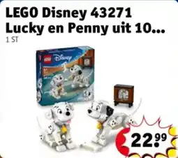 Kruidvat LEGO Disney 43271 Lucky en Penny uit aanbieding