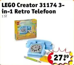 Kruidvat LEGO Creator 31174 3 in 1 Retro Telefoon aanbieding