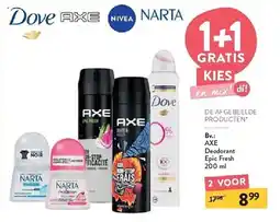 Di Axe deodorant aanbieding