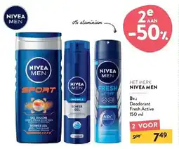 Di Het merk nivea men aanbieding
