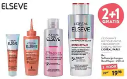 Di De gamma's glycolic gloss, fiber booster en bond repair l'oréal paris elseve aanbieding