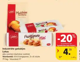 Hyper Carrefour Industriële gebakjes lotus aanbieding
