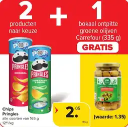 Hyper Carrefour Chips pringles aanbieding